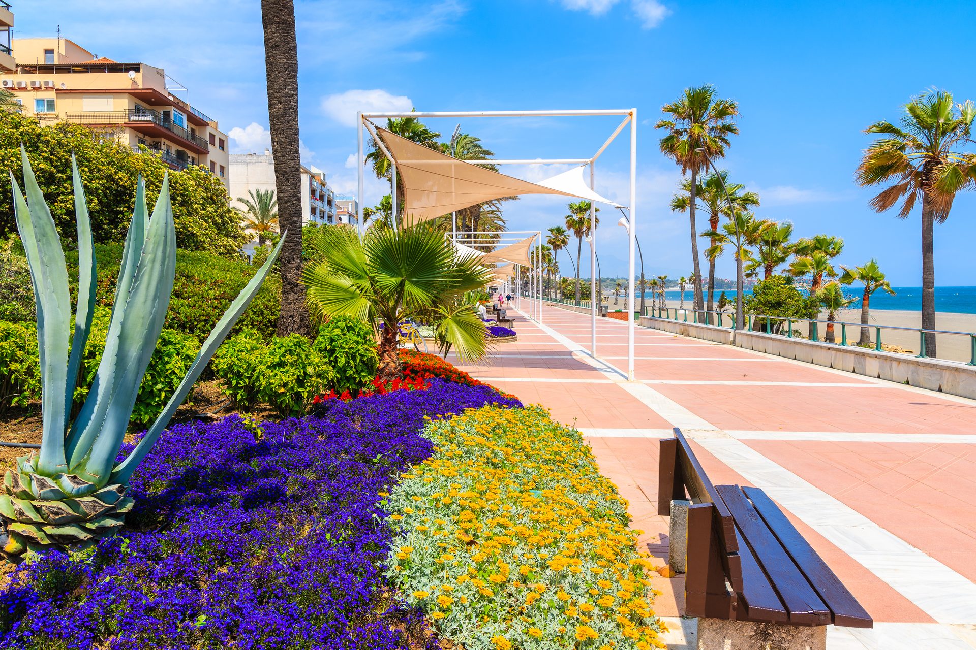Cozy beachfront apartment with ocean view, balcony, and modern amenities.
